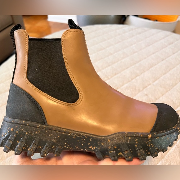WODEN EU38 US 6.5 Magda Track Waterproof Chelsea Boot in Mocha Brown Orig $150 - Picture 13 of 16